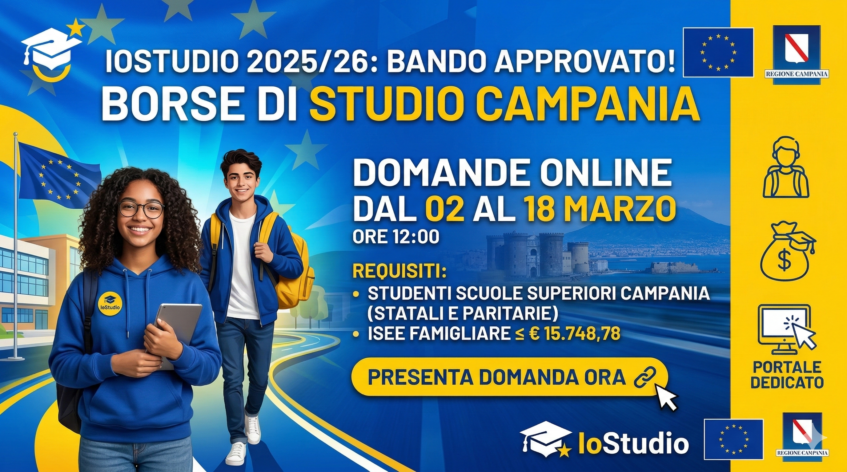 Clicca per accedere al servizio dedicato agli studenti
